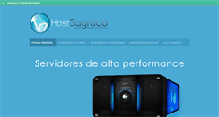 Desktop Screenshot of hostsagrado.com.br