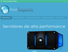 Tablet Screenshot of hostsagrado.com.br